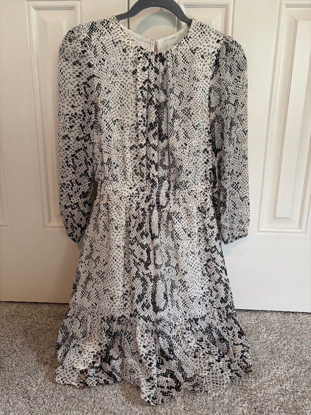 J. Crew printed dress, size XXS